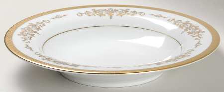 Colony Gold Rim Soup Bowl