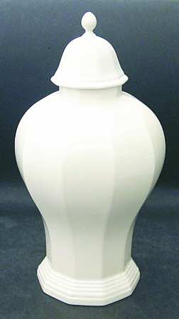 Continental Ivory Covered Vase
