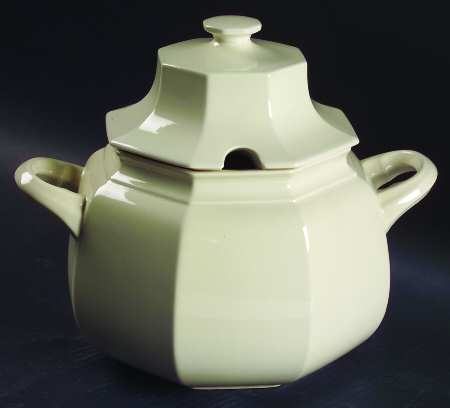 Continental Ivory Tureen &  Lid