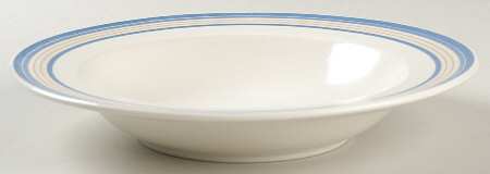 Concentric Indigo Large Rim Soup Bowl