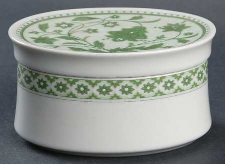 Coleen Green Sugar Bowl & Lid
