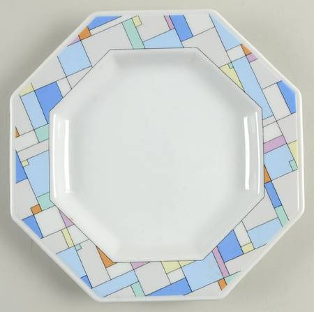 Collage Salad Plate