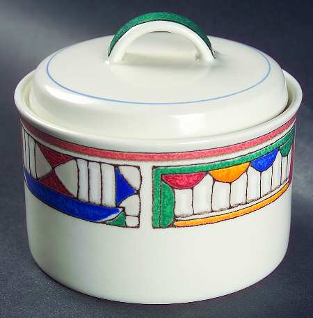 Collage Sugar Bowl & Lid