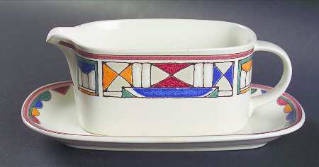 Collage Gravy Boat & Underplate