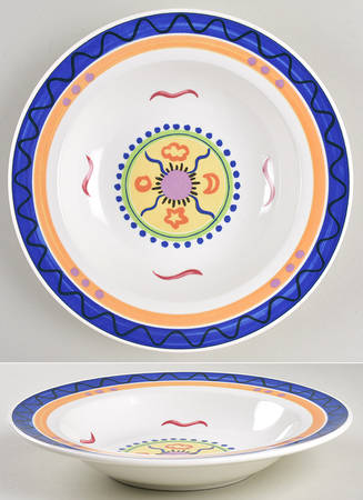 Colorama Large Rim Soup Bowl