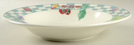 Country Market Large Rim Soup Bowl