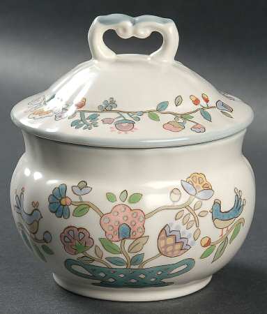 Country Morning Sugar Bowl & Lid