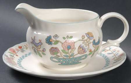 Country Morning Gravy Boat & Underplate