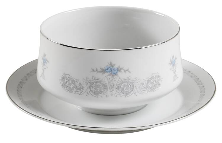 Compton Gravy Boat with Attached Underplate