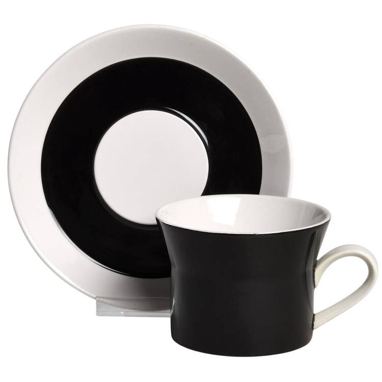 Concentric Flat Cup & Saucer Set