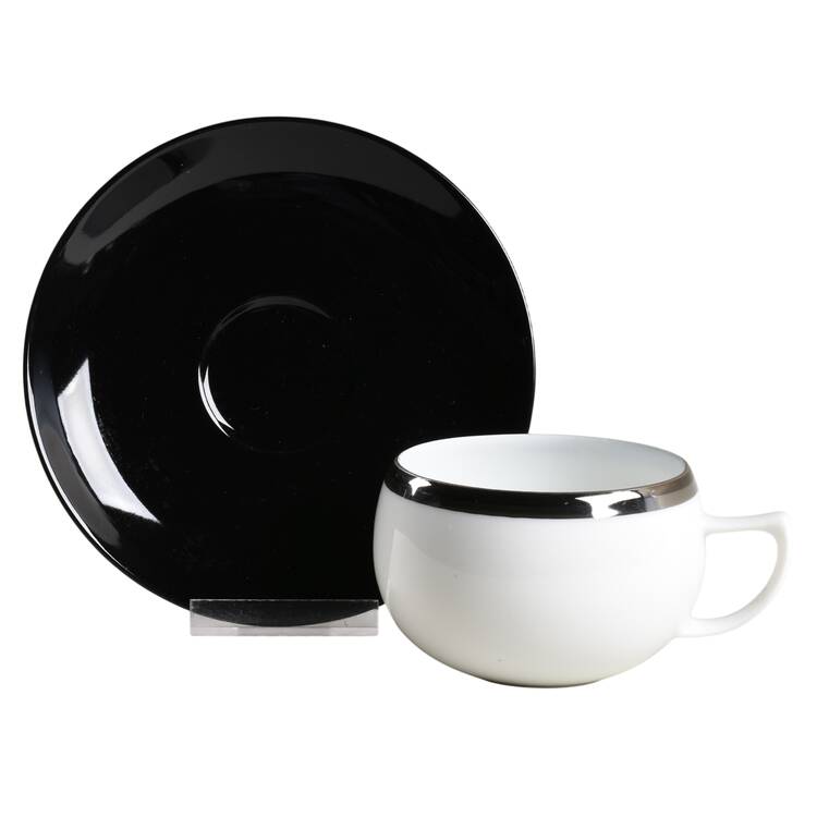 Confluence Flat Cup & Saucer Set