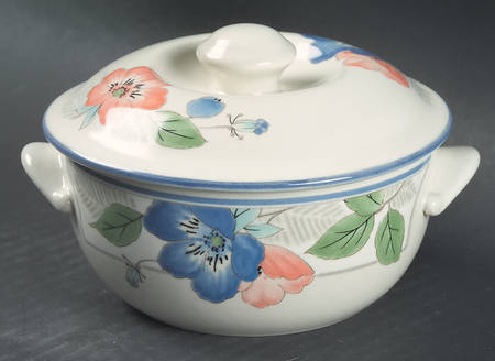 Country Poppies Individual Casserole & Lid