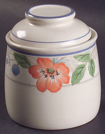 Country Poppies Small Canister & Lid