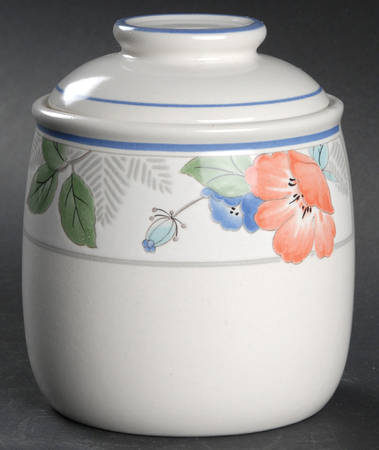 Country Poppies Medium Canister & Lid