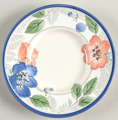 Country Poppies Saucer for Demitasse Cup
