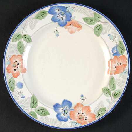 Country Poppies Salad Plate