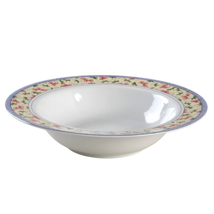 Country Quilt 10" Round Vegetable Bowl