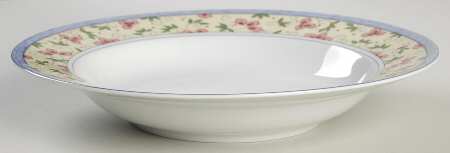 Country Quilt Rim Soup Bowl