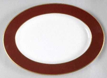 Cordovan 17" Oval Serving Platter
