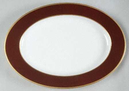 Cordovan 15" Oval Serving Platter
