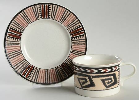 Cordova Flat Cup & Saucer Set
