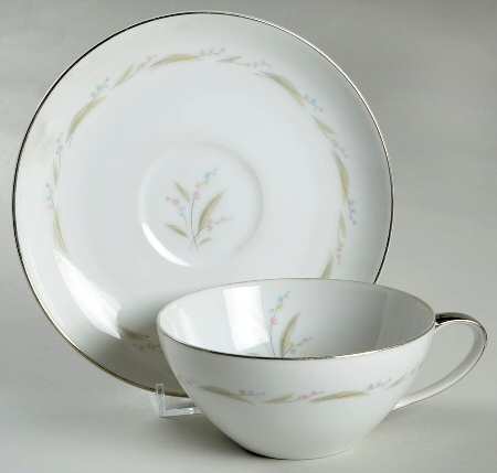 Coronet Flat Cup & Saucer Set