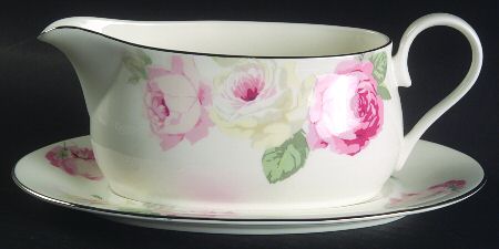Country Roses Gravy Boat & Underplate