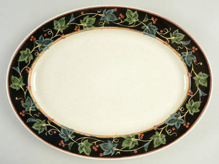 Country Row 15" Oval Serving Platter
