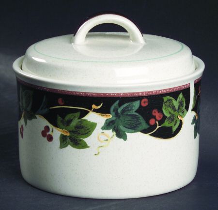 Country Row Sugar Bowl & Lid