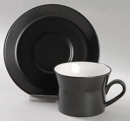 Cortez Flat Cup & Saucer Set