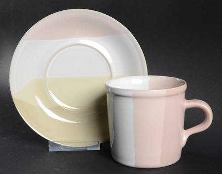 Coral Sea Flat Cup & Saucer Set