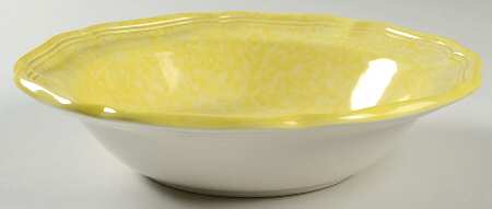 Corn Silk 9" Round Vegetable Bowl