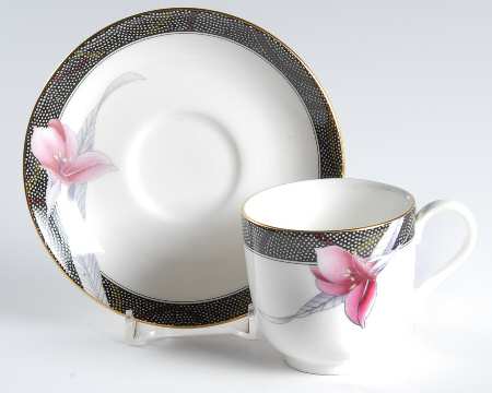 Cosmo Flat Demitasse Cup & Saucer Set