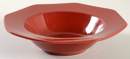 Color Spectrum Cinnabar Rim Fruit/Dessert (Sauce) Bowl