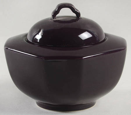 Color Spectrum Aubergine Sugar Bowl & Lid