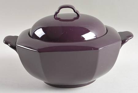 Color Spectrum Aubergine Round Covered Vegetable