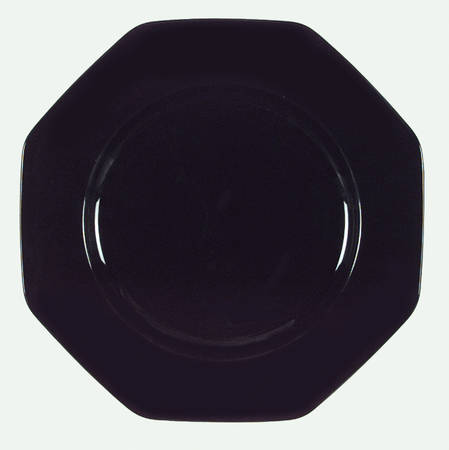 Color Spectrum Indigo Black Dinner Plate
