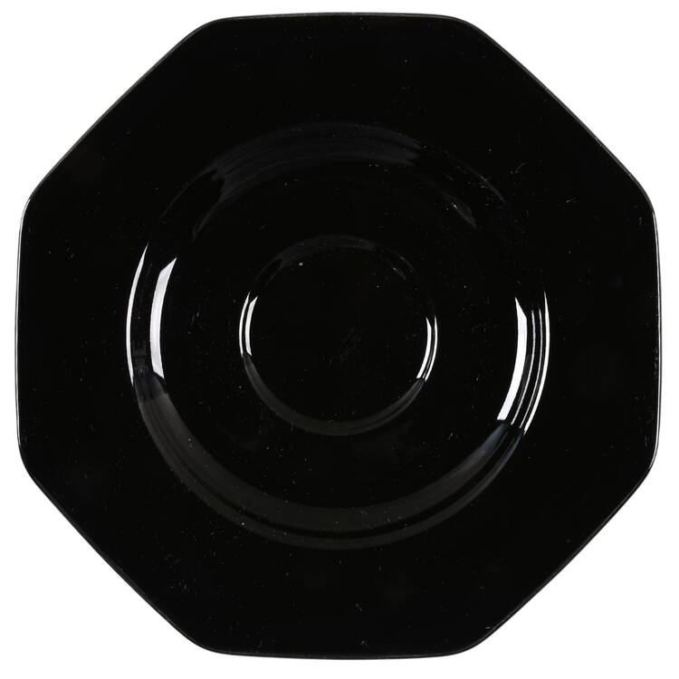 Color Spectrum Indigo Black Saucer