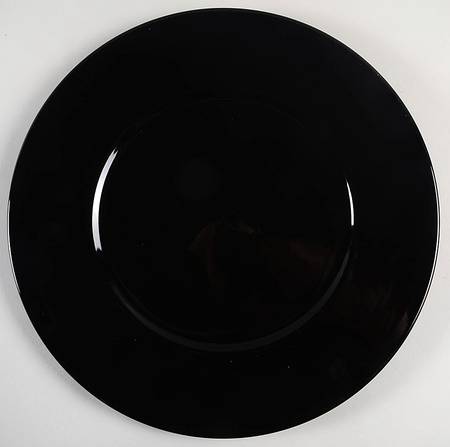 Color Spectrum Indigo Black 12" Chop Plate (Round Platter)