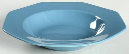 Color Spectrum Colonial Blue Large Rim Soup Bowl