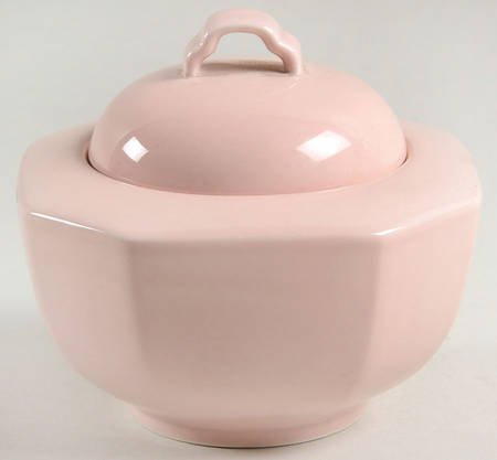 Color Spectrum Rose Sugar Bowl & Lid