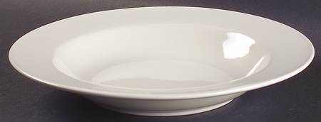 Color Spectrum Alpine White 11" Individual Pasta Bowl
