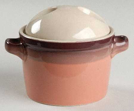 Coral Surf Individual Casserole & Lid