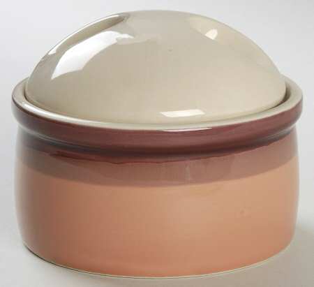 Coral Surf Sugar Bowl & Lid