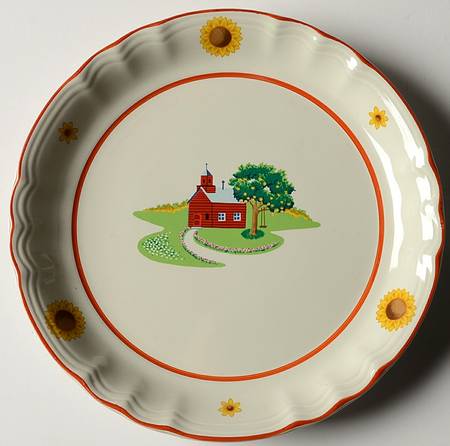 Country Summer Salad Plate