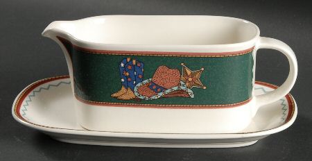 Country Trail Gravy Boat & Underplate (Relish/Butter)