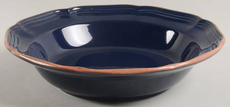 Countryside Blue Rim Soup Bowl