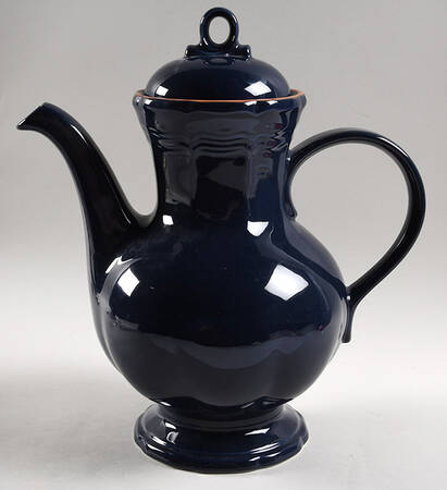 Countryside Blue Coffee Pot & Lid