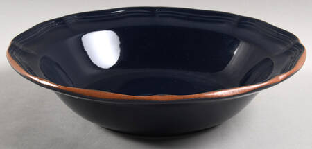 Countryside Blue 9" Round Vegetable Bowl