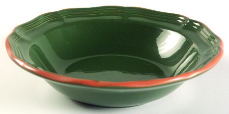 Countryside Green Rim Fruit/Dessert (Sauce) Bowl